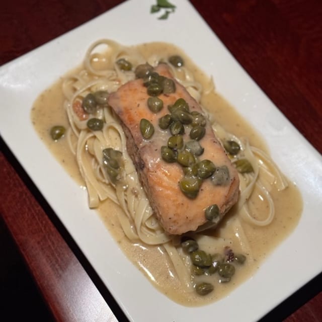 Salmon Piccata.